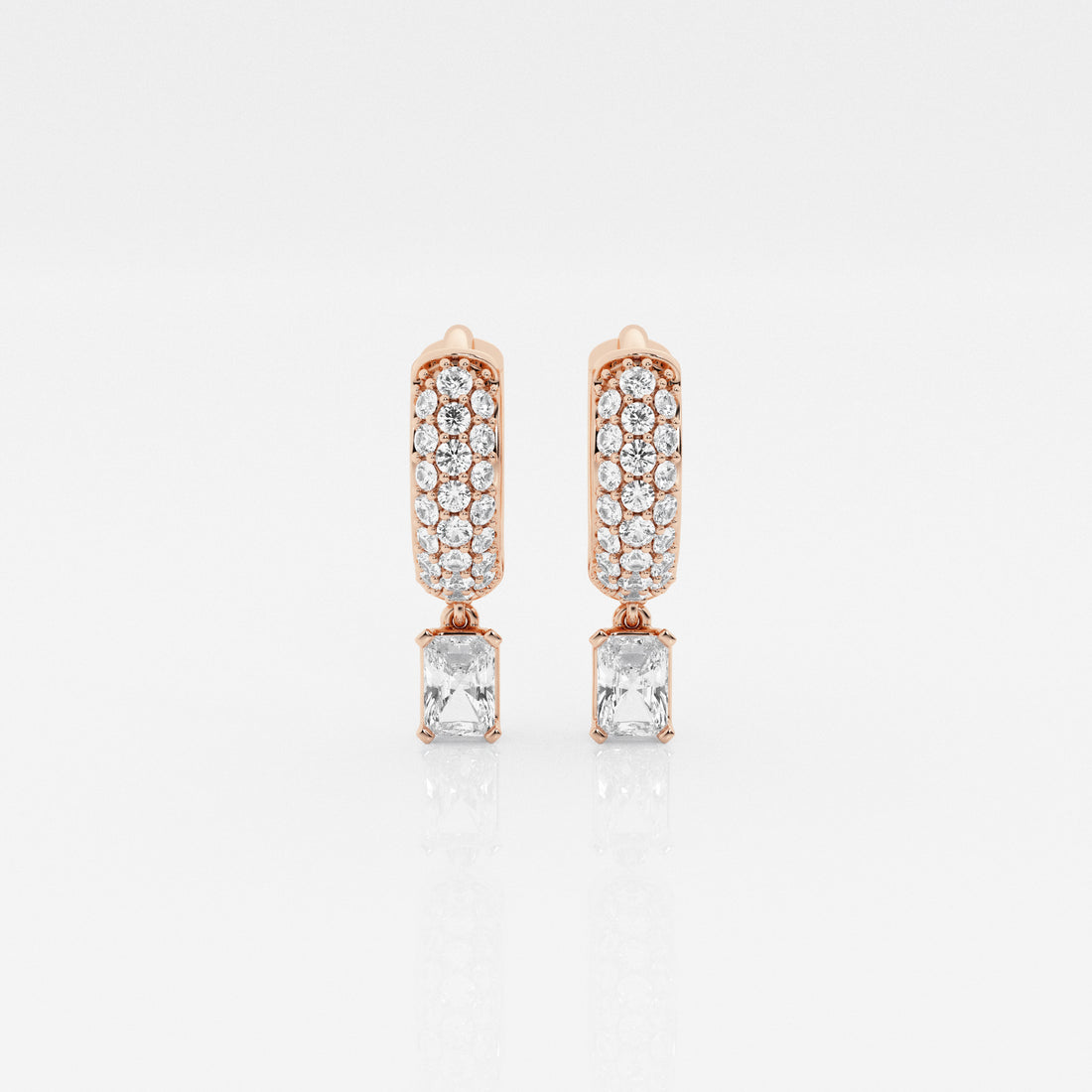 Bombë 10mm Small Radiant Dangle Huggie