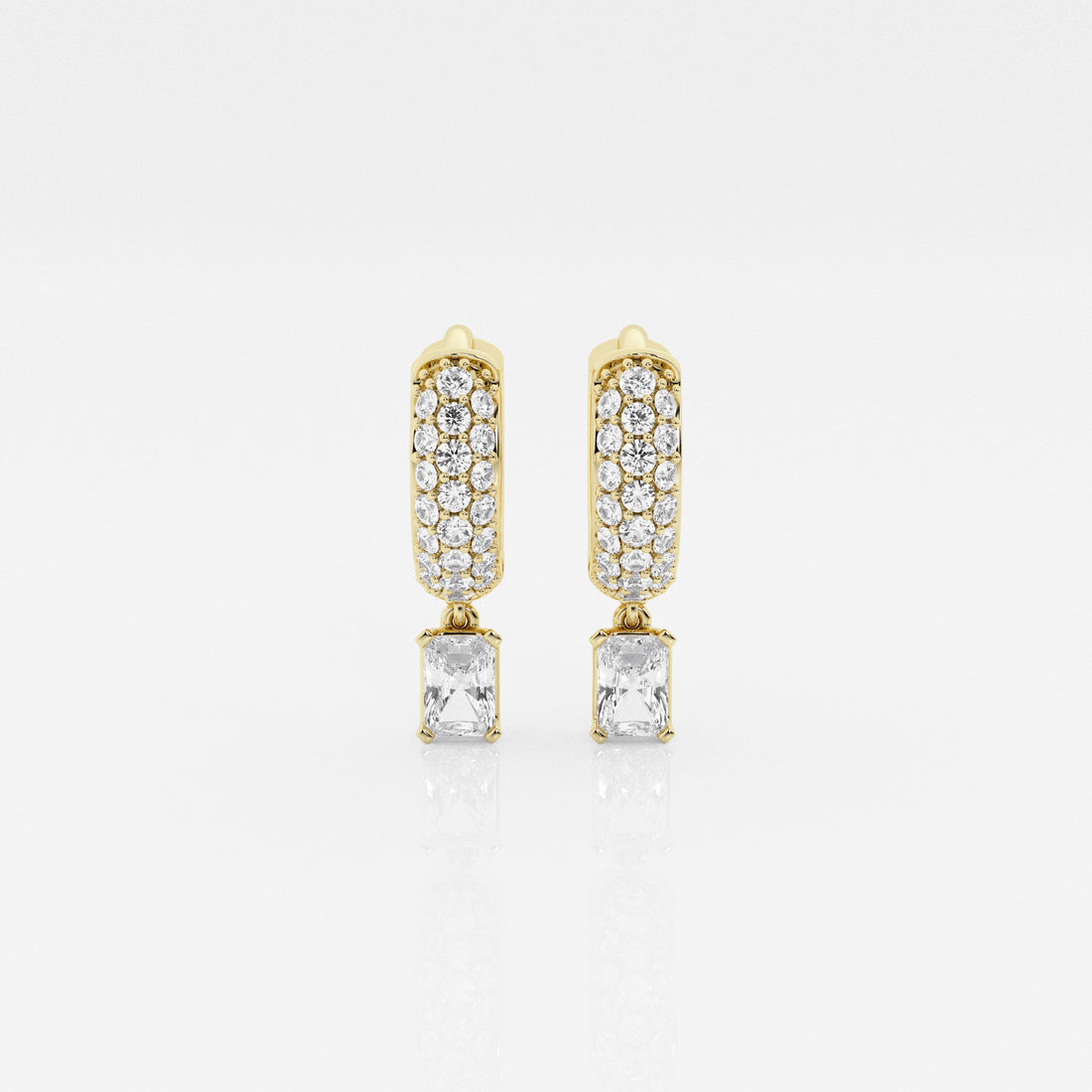 Bombë 10mm Small Radiant Dangle Huggie