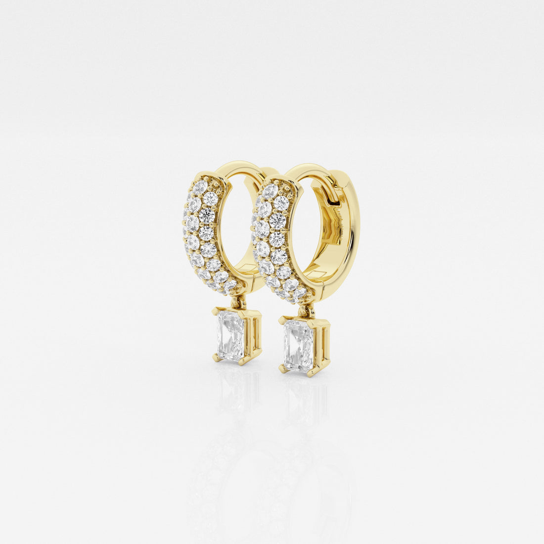 Bombë 10mm Small Radiant Dangle Huggie