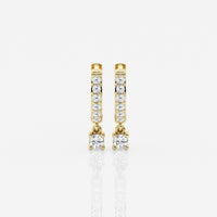 Ethereal Micro Dangle Huggie