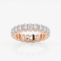 Empowering Oval Eternity Band