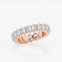 Empowering Oval Eternity Band