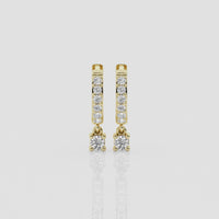 Ethereal Micro Dangle Huggie