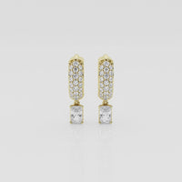 Bombë 10mm Small Radiant Dangle Huggie