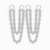Connecting Double Chain Earring