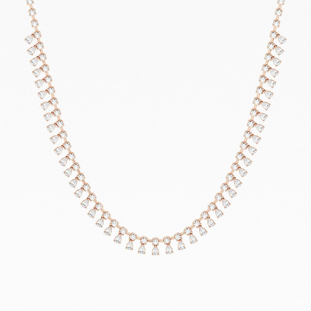 Empowering 6.5ct Pear Dangle Necklace