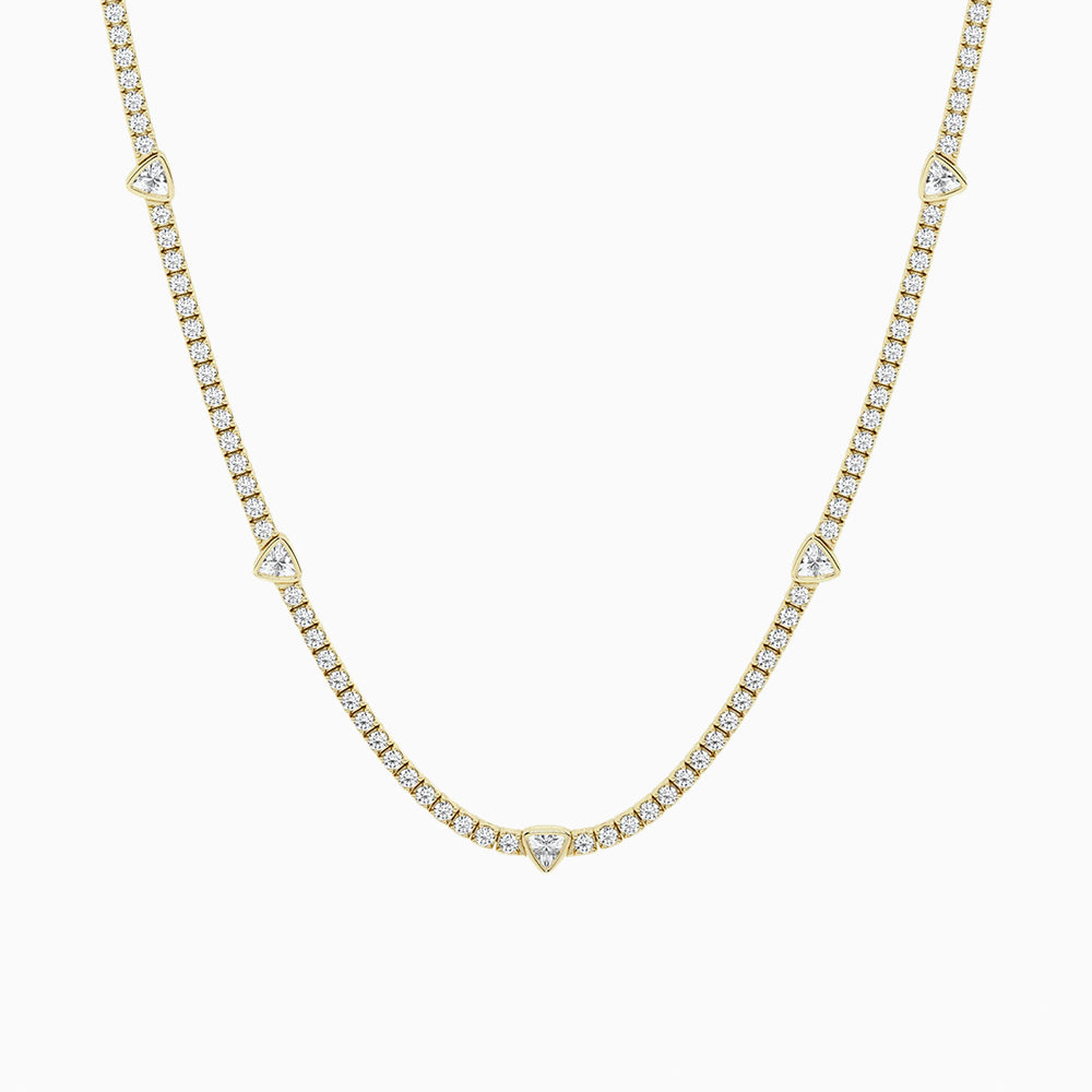 Empowering 8.7ct Trillion Necklace