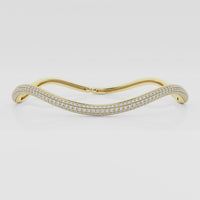 Bombë wavy bangle