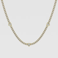 Empowering 8.7ct Trillion Necklace