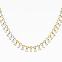 Empowering 6.5ct Pear Dangle Necklace