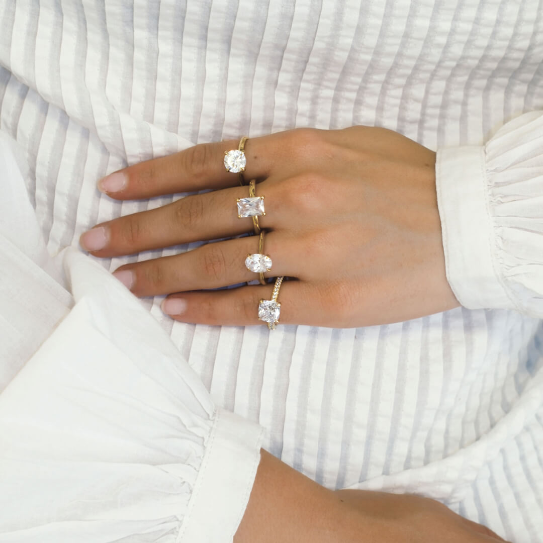Empowering Round Solitary Ring