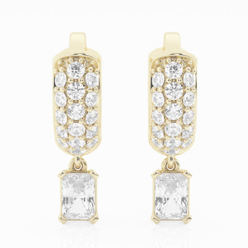 Bombë 8mm Micro Radiant Dangle Huggie