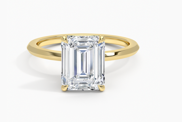 Empowering Emerald Solitary Ring