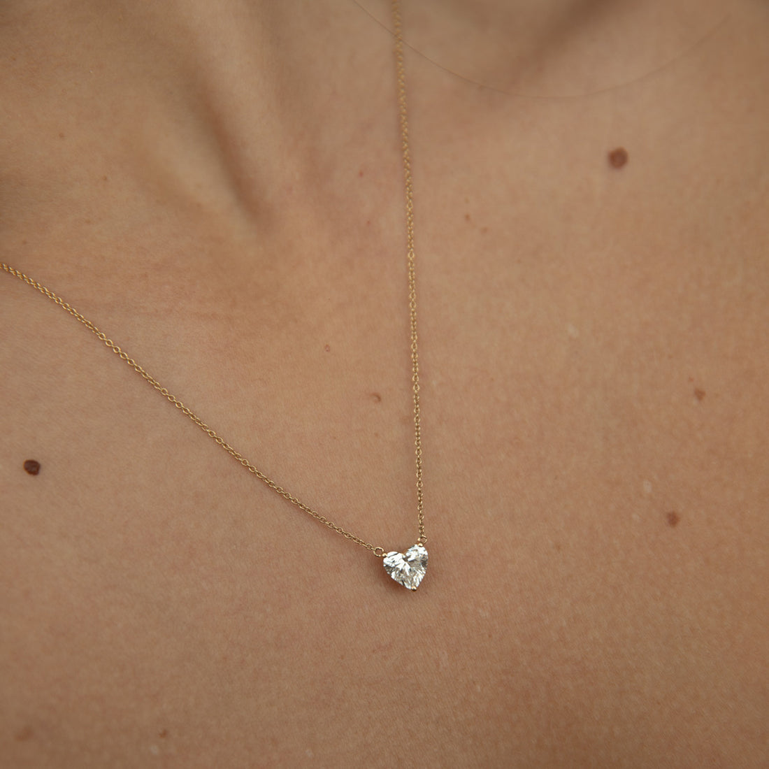 Ethereal 1ct Heart Necklace