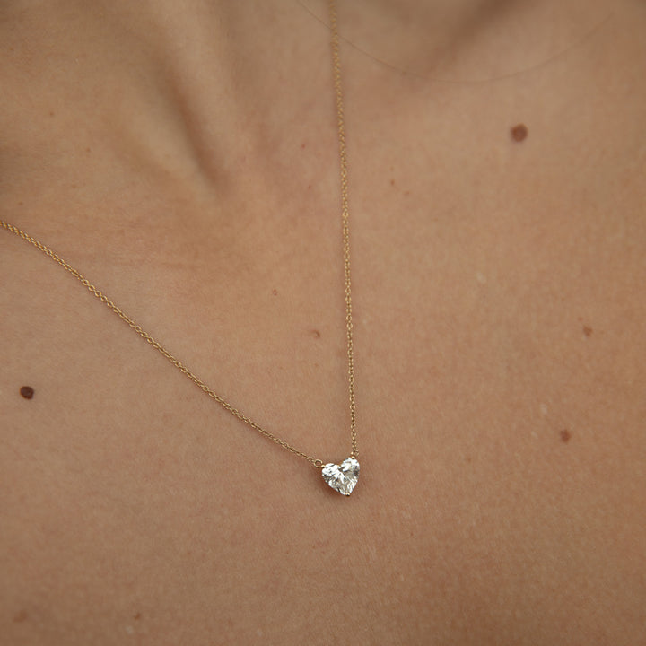 Ethereal 1ct Heart Necklace