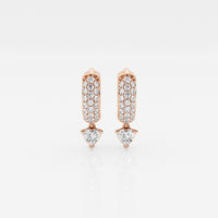 Bombë 10mm Small Heart Dangle Huggie