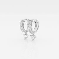 Bombë 10mm Small Heart Dangle Huggie