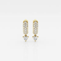 Bombë 10mm Small Heart Dangle Huggie