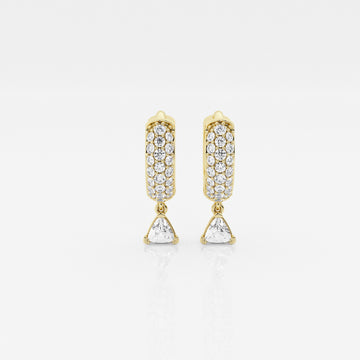 Bombë 10mm Small Trillion Dangle Huggie