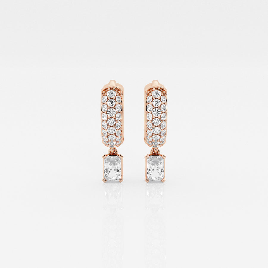 Bombë 10mm Small Radiant Dangle Huggie