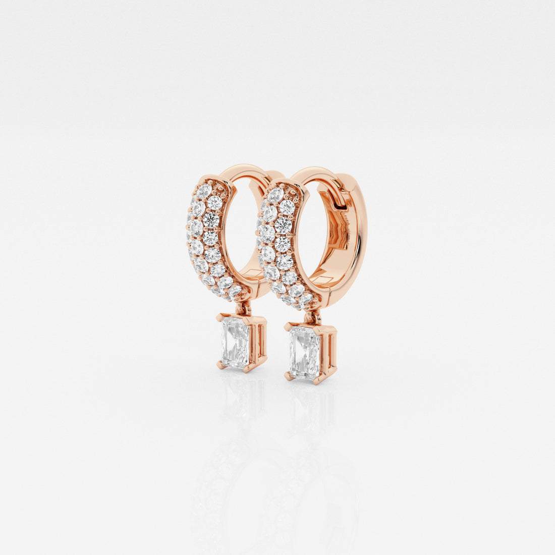 Bombë 10mm Small Radiant Dangle Huggie