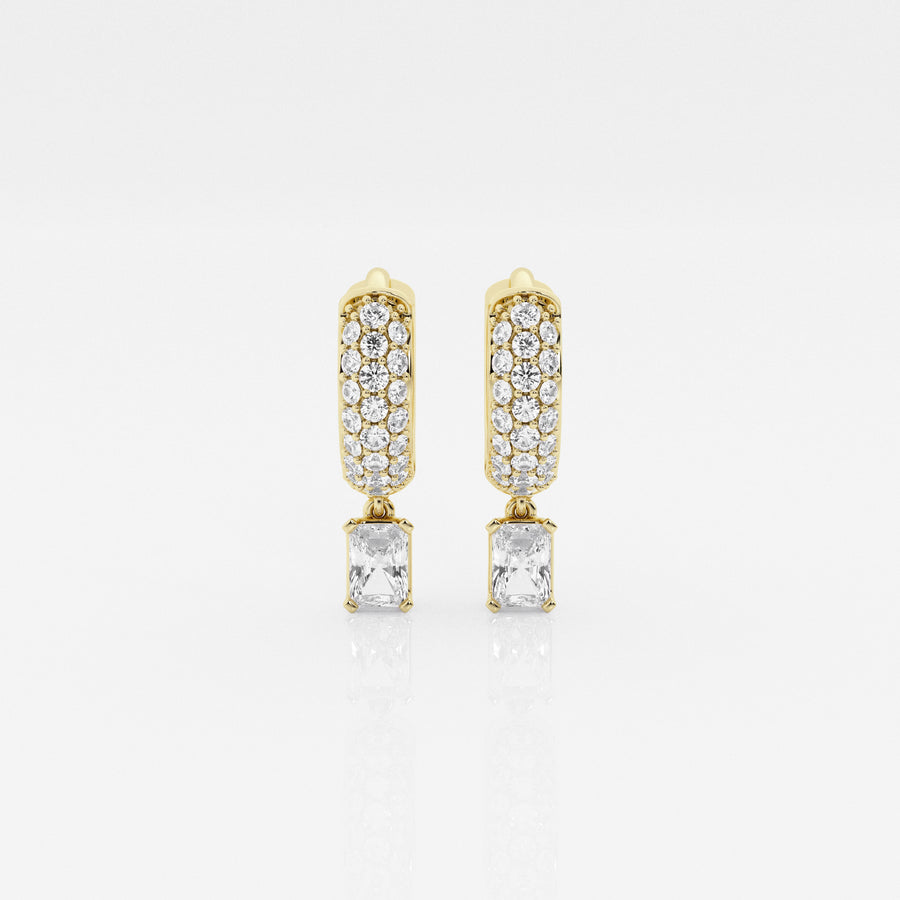 Bombë 10mm Small Radiant Dangle Huggie