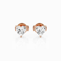 Ethereal .50ct Heart Stud