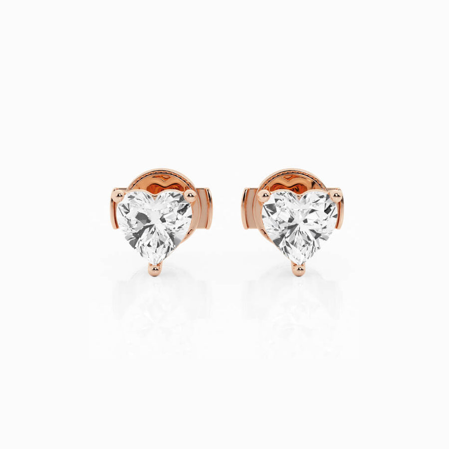 Ethereal .50ct Heart Stud
