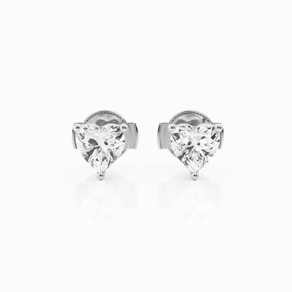 Ethereal .50ct Heart Stud