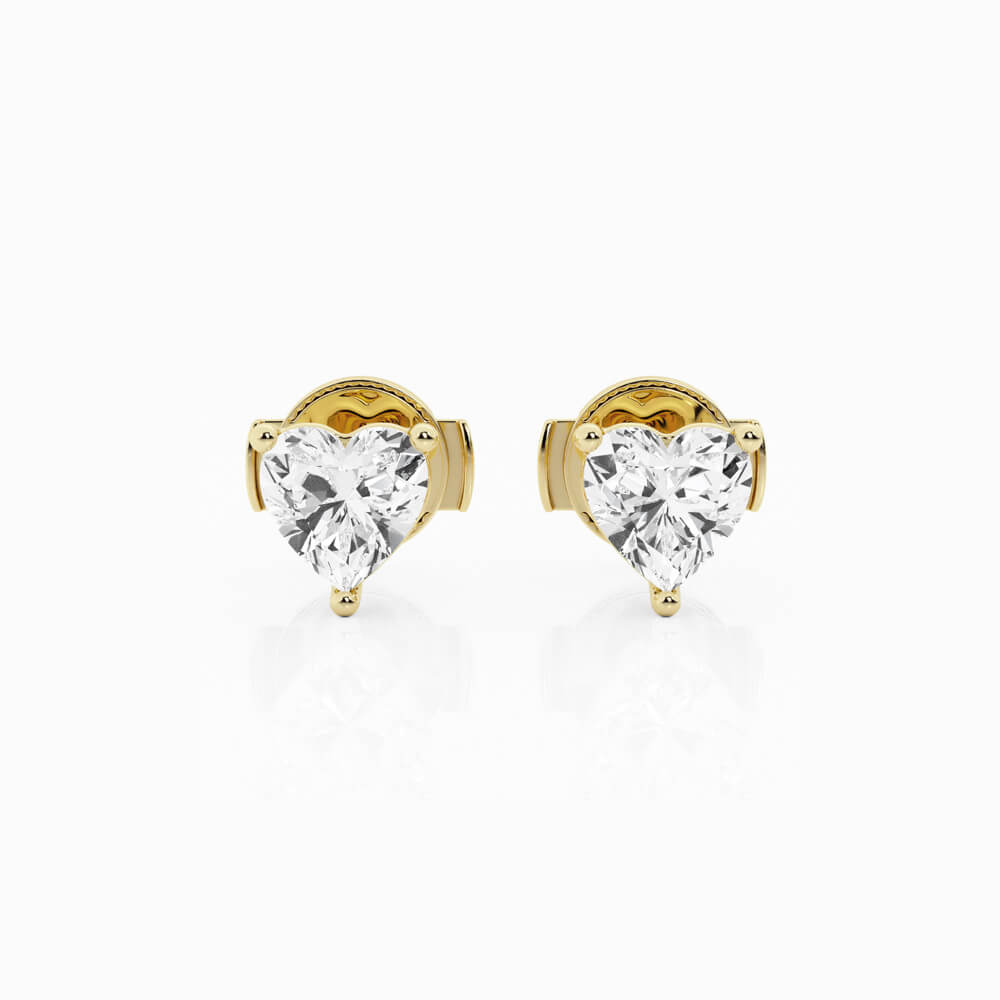 Ethereal .50ct Heart Stud