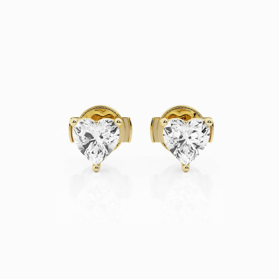 Ethereal .50ct Heart Stud