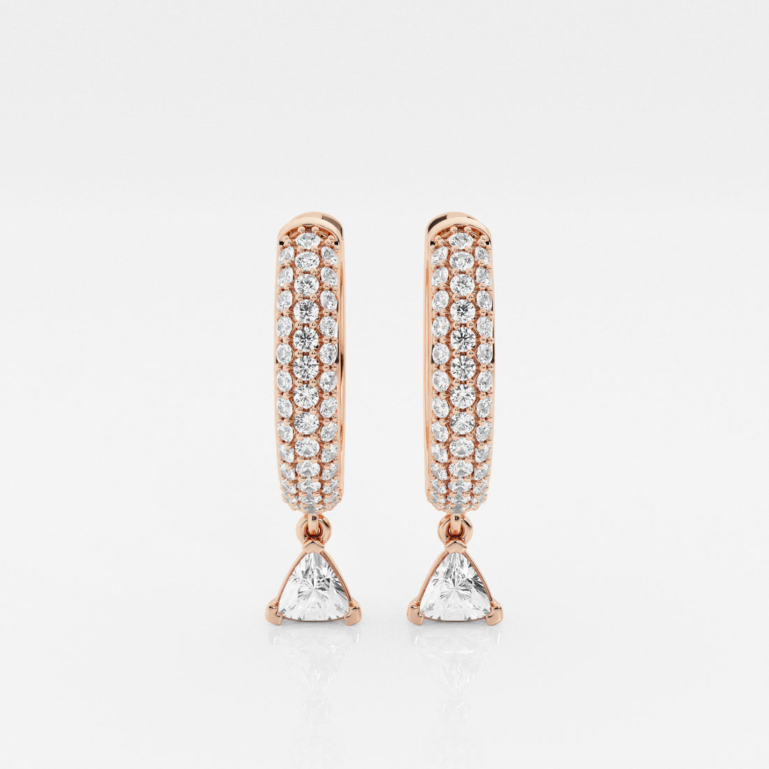 Bombë 15mm Bold Trillion Dangle Huggie