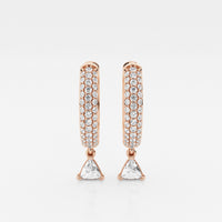 Bombë 15mm Bold Trillion Dangle Huggie