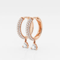 Bombë 15mm Bold Trillion Dangle Huggie