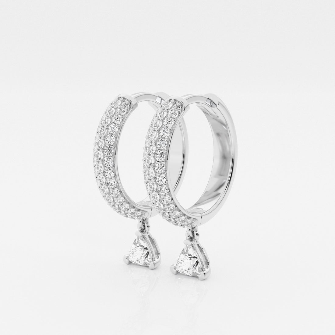 Bombë 15mm Bold Trillion Dangle Huggie