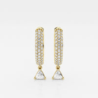 Bombë 15mm Bold Trillion Dangle Huggie