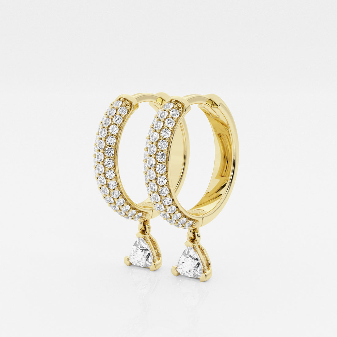 Bombë 15mm Bold Trillion Dangle Huggie