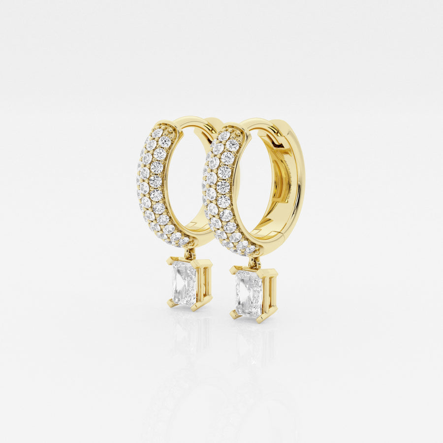 Bombë 12mm Radiant Dangle Huggie