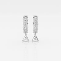 Bombë  12mm Trillion Dangle Huggie