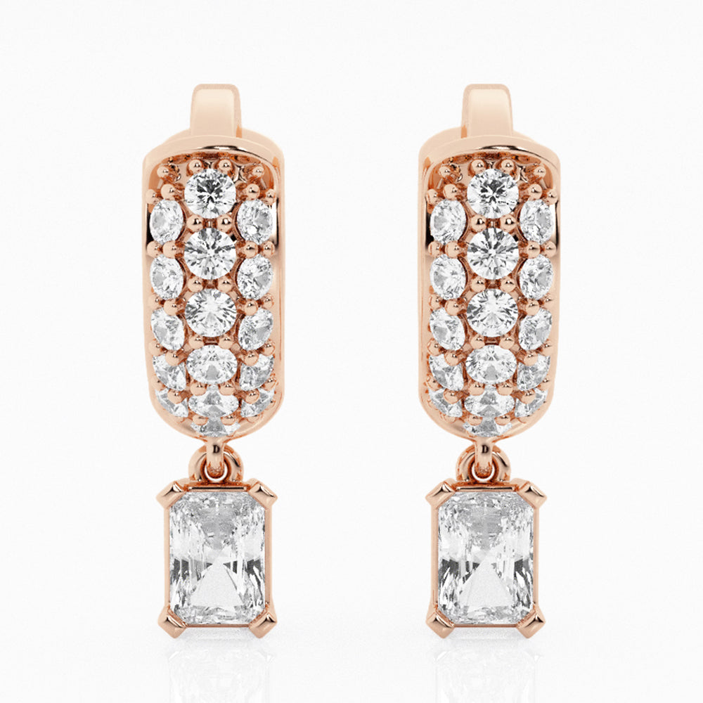 Bombë 8mm Micro Radiant Dangle Huggie