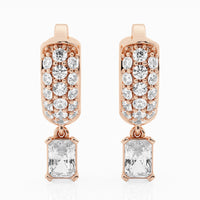 Bombë 8mm Micro Radiant Dangle Huggie