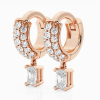 Bombë 8mm Micro Radiant Dangle Huggie