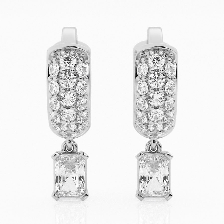 Bombë 8mm Micro Radiant Dangle Huggie