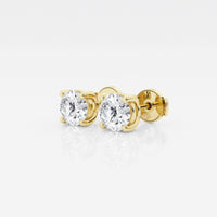 Ethereal 2ct Round Stud