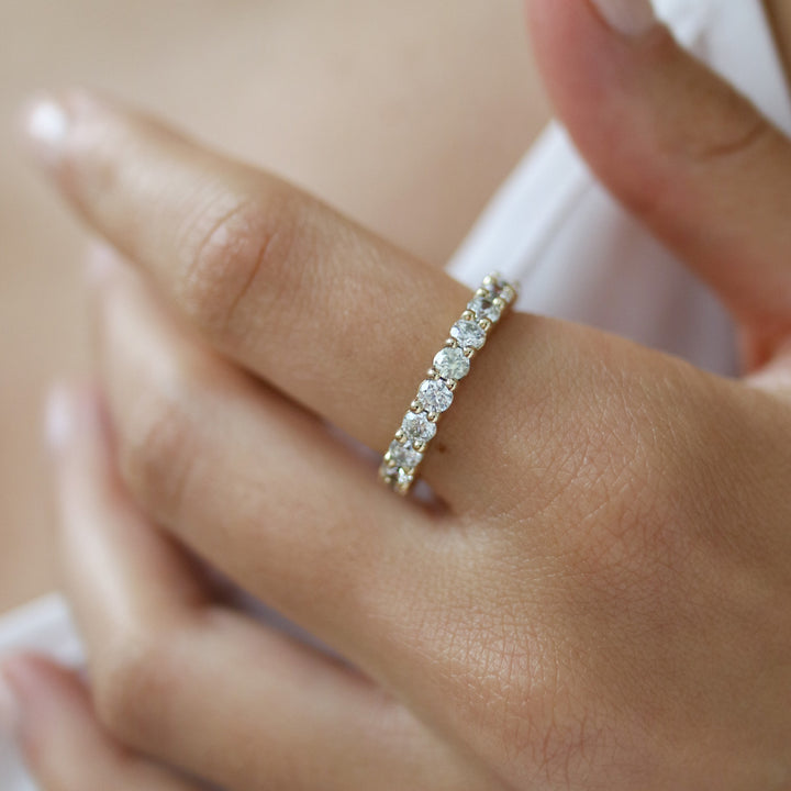 Empowering Round Eternity Band