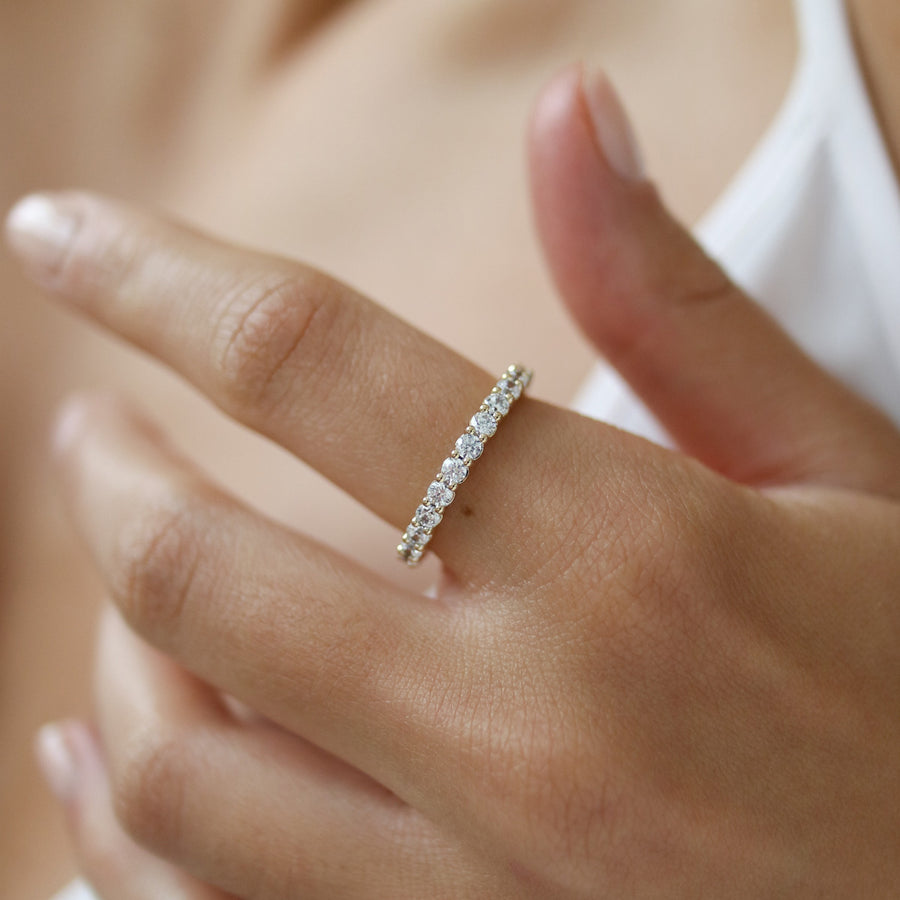 Empowering Round Eternity Band