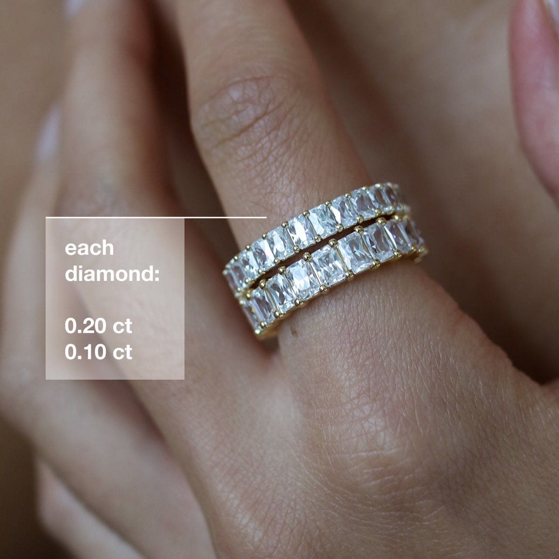 Empowering Radiant Eternity Band