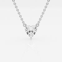 Ethereal 1ct Heart Necklace