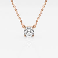Ethereal 1ct Round Necklace