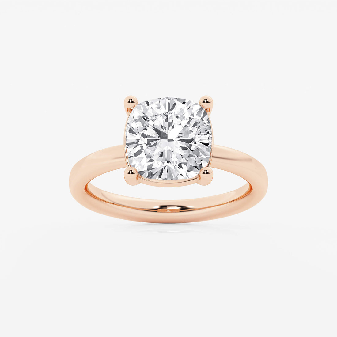 Empowering Cushion Solitary Ring